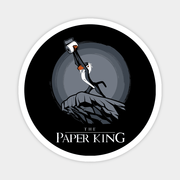 The Paper King Magnet by JayHai